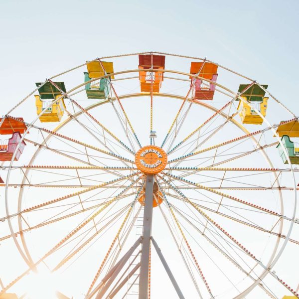 rainbow ferris wheel